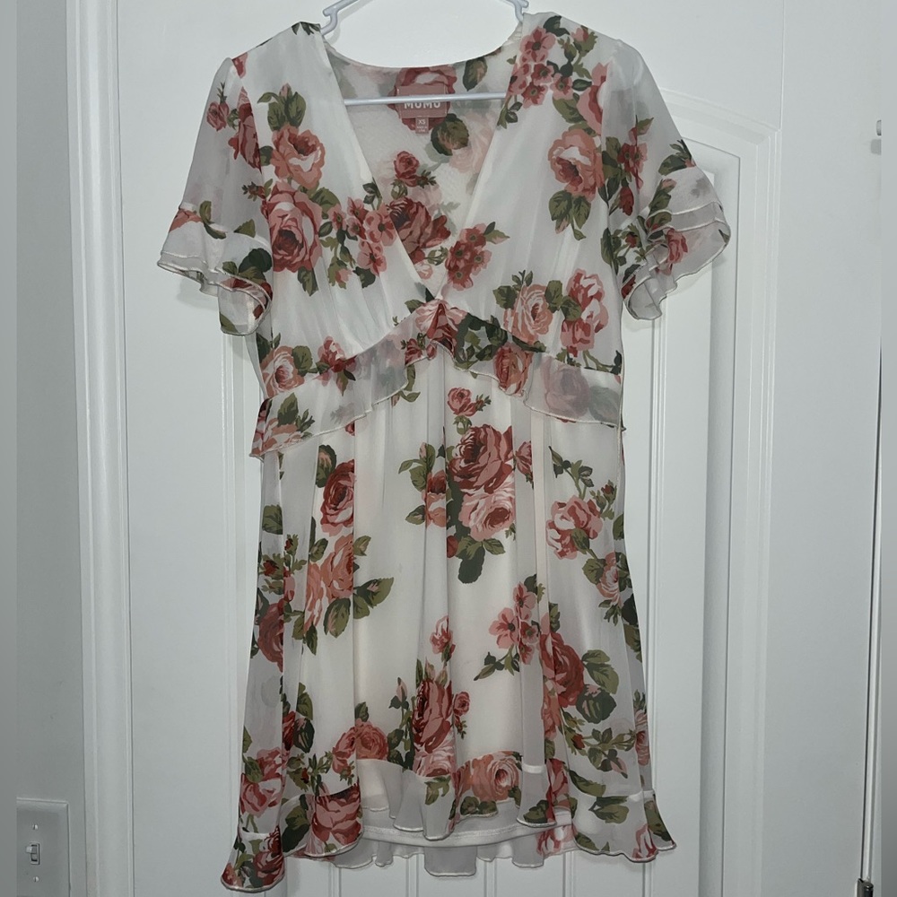 Show Me Your MuMu mini floral dress
